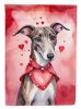 Greyhound My Valentine Garden Flag Mailbox Flag Decorative Yard Flag Banner Outside Patio Artwork Yard Flower Beds, Garden Size, Multicolor