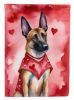 Belgian Malinois My Valentine Garden Flag Mailbox Flag Decorative Yard Flag Banner Outside Patio Artwork Yard Flower Beds, Garden Size, Multicolor