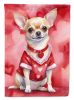 Chihuahua My Valentine Garden Flag Mailbox Flag Decorative Yard Flag Banner Outside Patio Artwork Yard Flower Beds, Garden Size, Multicolor