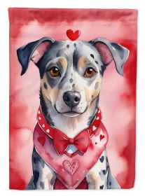 Catahoula My Valentine Garden Flag Mailbox Flag Decorative Yard Flag Banner Outside Patio Artwork Yard Flower Beds, Garden Size, Multicolor