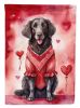 Curly-Coated Retriever My Valentine Garden Flag Mailbox Flag Decorative Yard Flag Banner Outside Patio Artwork Yard Flower Beds, Garden Size