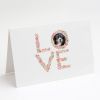 Bernese Mountain Dog #2 Love Greeting Cards Pack of 8 Blank Cards with Envelopes Whimsical A7 Size 5x7 Blank Note Cards