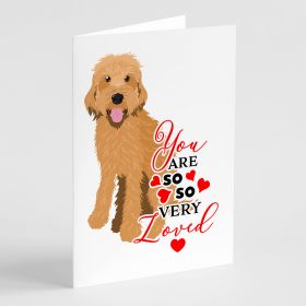 Doodle Liver #4 so Loved Greeting Cards Pack of 8 Blank Cards with Envelopes Whimsical A7 Size 5x7 Blank Note Cards