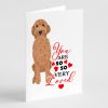 Doodle Liver #3 so Loved Greeting Cards Pack of 8 Blank Cards with Envelopes Whimsical A7 Size 5x7 Blank Note Cards