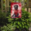 Curly-Coated Retriever My Valentine Garden Flag Mailbox Flag Decorative Yard Flag Banner Outside Patio Artwork Yard Flower Beds, Garden Size