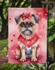 Brussels Griffon My Valentine Garden Flag Mailbox Flag Decorative Yard Flag Banner Outside Patio Artwork Yard Flower Beds, Garden Size, Multicolor