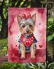 Australian Terrier My Valentine Garden Flag Mailbox Flag Decorative Yard Flag Banner Outside Patio Artwork Yard Flower Beds, Garden Size, Multicolor