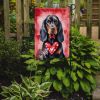 Gordon Setter My Valentine Garden Flag Mailbox Flag Decorative Yard Flag Banner Outside Patio Artwork Yard Flower Beds, Garden Size, Multicolor