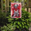 Dalmatian My Valentine Garden Flag Mailbox Flag Decorative Yard Flag Banner Outside Patio Artwork Yard Flower Beds, Garden Size, Multicolor