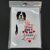 Bernese Mountain Dog #2 so Loved Greeting Cards Pack of 8 Blank Cards with Envelopes Whimsical A7 Size 5x7 Blank Note Cards