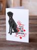 Doodle Black and Tan so Loved Greeting Cards Pack of 8 Blank Cards with Envelopes Whimsical A7 Size 5x7 Blank Note Cards