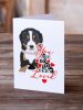 Bernese Mountain Dog Puppy #1 so Loved Greeting Cards Pack of 8 Blank Cards with Envelopes Whimsical A7 Size 5x7 Blank Note Cards