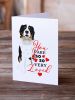 Bernese Mountain Dog #2 so Loved Greeting Cards Pack of 8 Blank Cards with Envelopes Whimsical A7 Size 5x7 Blank Note Cards