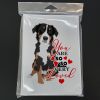 Bernese Mountain Dog Puppy #2 so Loved Greeting Cards Pack of 8 Blank Cards with Envelopes Whimsical A7 Size 5x7 Blank Note Cards