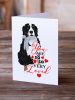 Bernese Mountain Dog #3 so Loved Greeting Cards Pack of 8 Blank Cards with Envelopes Whimsical A7 Size 5x7 Blank Note Cards