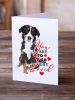 Bernese Mountain Dog Puppy #2 so Loved Greeting Cards Pack of 8 Blank Cards with Envelopes Whimsical A7 Size 5x7 Blank Note Cards