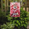 Akita My Valentine Garden Flag Mailbox Flag Decorative Yard Flag Banner Outside Patio Artwork Yard Flower Beds, Garden Size, Multicolor