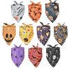 Halloween Dog Bandanas Triangle