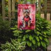 Australian Terrier My Valentine Garden Flag Mailbox Flag Decorative Yard Flag Banner Outside Patio Artwork Yard Flower Beds, Garden Size, Multicolor