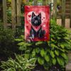 Schipperke My Valentine Garden Flag Mailbox Flag Decorative Yard Flag Banner Outside Patio Artwork Yard Flower Beds, Garden Size, Multicolor