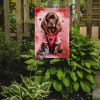 Sussex Spaniel My Valentine Garden Flag Mailbox Flag Decorative Yard Flag Banner Outside Patio Artwork Yard Flower Beds, Garden Size, Multicolor