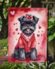 Affenpinscher My Valentine Garden Flag Mailbox Flag Decorative Yard Flag Banner Outside Patio Artwork Yard Flower Beds, Garden Size, Multicolor