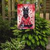 Scottish Terrier My Valentine Garden Flag Mailbox Flag Decorative Yard Flag Banner Outside Patio Artwork Yard Flower Beds, Garden Size, Multicolor