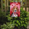 American Foxhound My Valentine Garden Flag Mailbox Flag Decorative Yard Flag Banner Outside Patio Artwork Yard Flower Beds, Garden Size, Multicolor