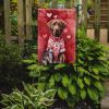 Chesapeake Bay Retriever My Valentine Garden Flag Mailbox Flag Decorative Yard Flag Banner Outside Patio Artwork Yard Flower Beds, Garden Size