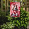 Basset Hound My Valentine Garden Flag Mailbox Flag Decorative Yard Flag Banner Outside Patio Artwork Yard Flower Beds, Garden Size, Multicolor