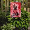 Chocolate Labrador Retriever My Valentine Garden Flag Mailbox Flag Decorative Yard Flag Banner Outside Patio Artwork Yard Flower Beds, Garden Size