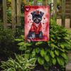 Affenpinscher My Valentine Garden Flag Mailbox Flag Decorative Yard Flag Banner Outside Patio Artwork Yard Flower Beds, Garden Size, Multicolor