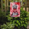 Bergamasco Sheepdog My Valentine Garden Flag Mailbox Flag Decorative Yard Flag Banner Outside Patio Artwork Yard Flower Beds, Garden Size, Multicolor