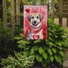 Anatolian Shepherd Dog My Valentine Garden Flag Mailbox Flag Decorative Yard Flag Banner Outside Patio Artwork Yard Flower Beds, Garden Size