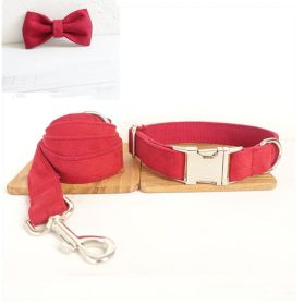 Pet Traction Collar Dog Collar (Option: Red Cset-XS)