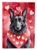 Belgian Sheepdog My Valentine Garden Flag Mailbox Flag Decorative Yard Flag Banner Outside Patio Artwork Yard Flower Beds, Garden Size, Multicolor