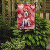 Beagle My Valentine Garden Flag Mailbox Flag Decorative Yard Flag Banner Outside Patio Artwork Yard Flower Beds, Garden Size, Multicolor