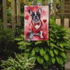 French Bulldog My Valentine Garden Flag Mailbox Flag Decorative Yard Flag Banner Outside Patio Artwork Yard Flower Beds, Garden Size, Multicolor