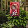 Cavalier Spaniel My Valentine Garden Flag Mailbox Flag Decorative Yard Flag Banner Outside Patio Artwork Yard Flower Beds, Garden Size, Multicolor